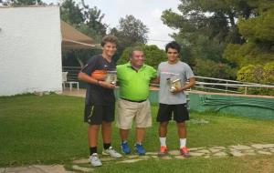 Lliurament de premis de la categoria cadet masculí. Eix