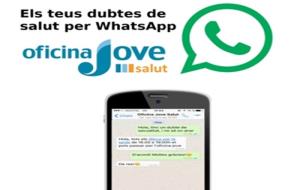 L'Oficina Jove i la Regidoria de Salut posen en marxa un servei de Whatsapp per resoldre les demandes de salut dels i les joves. EIX