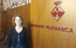 Meritxell Montserrat, regidora d'Educació de Vilafranca. Roger Vives