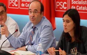 Miquel Iceta i Núria Parlón. PSC