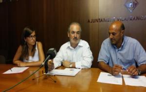 Mireia Sàbat, Ramon Zaballa i Joan Manel Montfort. Roger Vives