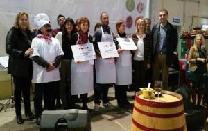 Monserrat Cassany, Jordi Luz i Gemma Marcer guanyen el Concurs Nacional de Xató de Vilanova. Ajuntament de Vilanova