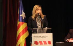 Neus Lloveras, alcaldessa de la ciutat i presidenta de l’Associació de Municipis per la Independència (AMI). Eix