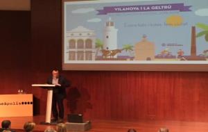 Neus Lloveras i Juan Luis Ruíz han presentat el Pla de Mandat 2016-2019 a Neàpolis