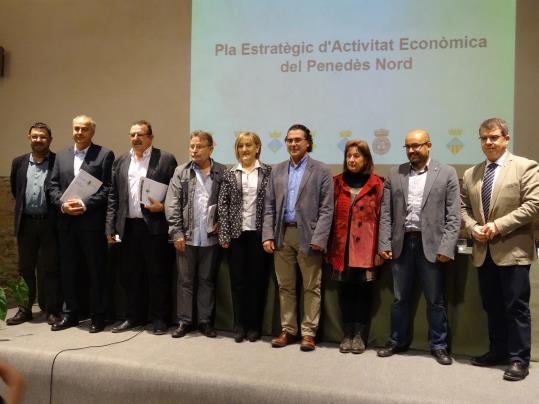 Nou municipis del Penedès Nord s'agrupen per a potenciar el seu teixit econòmic. Ramon Filella