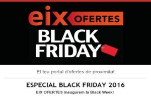Nova edició d'EIX OFERTES amb un especial de descomptes pel Black Friday. EIX