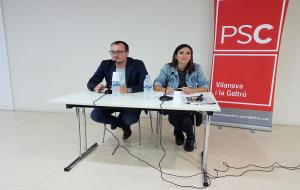 Núria Parlon explica a Vilanova la seva aposta per un canvi que torni a reconnectar el PSC