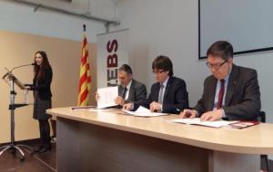 Pere Regull, Carles Puigdemont i Josep Anton Ferré