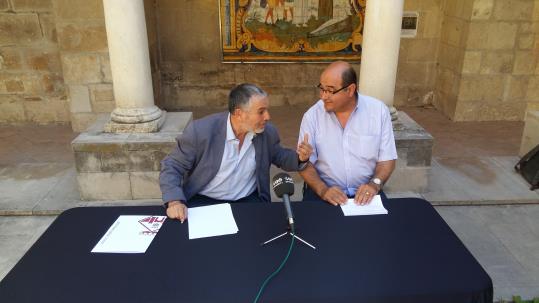 Pere Regull i Joan Tarrada. Roger Vives