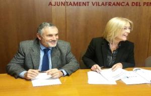 Pere Regull i M Dolors Rius presenten la memòria de la regidoria de Promoció Turística de l’Ajuntament. Ajuntament de Vilafranca