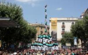 Pilar de vuit amb folre i manilles dels Castelleres de Vilafranca