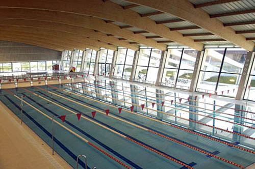 Piscina municipal de Sant Sadurní. Eix