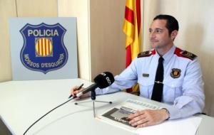 Pla mig del sotsinspector Raül Aguilar, cap de la Unitat Regional de Proximitat i Atenció al Ciutadà dels Mossos d’Esquadra al Camp de Tarragona
