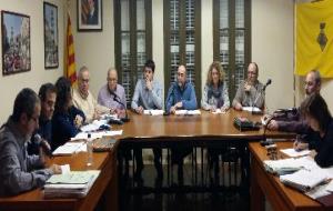 Ple municipal a La Granada. Ajuntament de La Granada