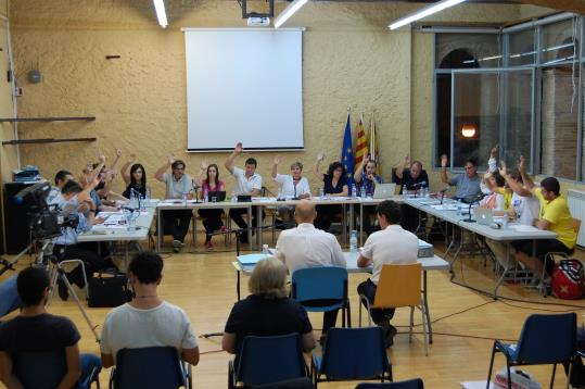 Ple municipal a Sant Pere de Ribes. Ajt Sant Pere de Ribes