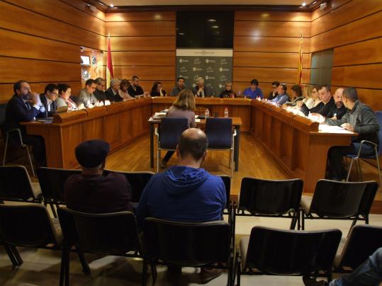 Ple municipal al Vendrell. Ajuntament del Vendrell