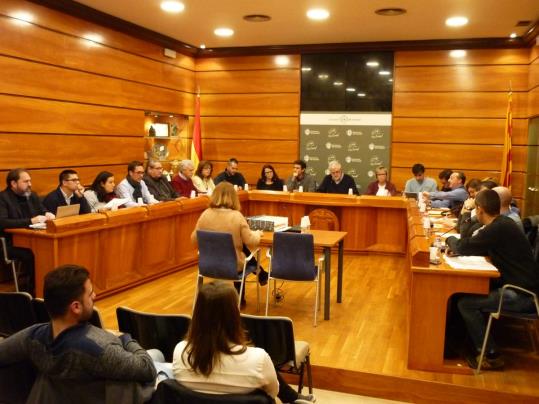 Ple municipal al Vendrell. Ajuntament del Vendrell