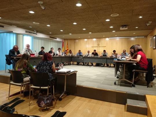 Ple municipal de Calafell. Ivet Carbajo