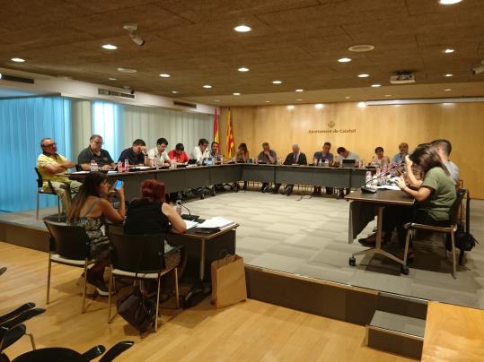 Ple municipal de Calafell. Ivet Carbajo