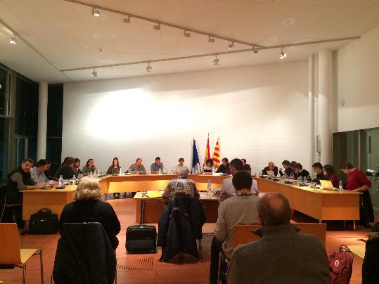 Ple municipal de Sant Pere de Ribes. Laerke Saura