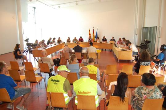 Ple municipal de Sant Pere de Ribes. Ajt Sant Pere de Ribes