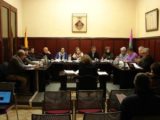Ple municipal de Santa Margarida i els Monjos. EIX