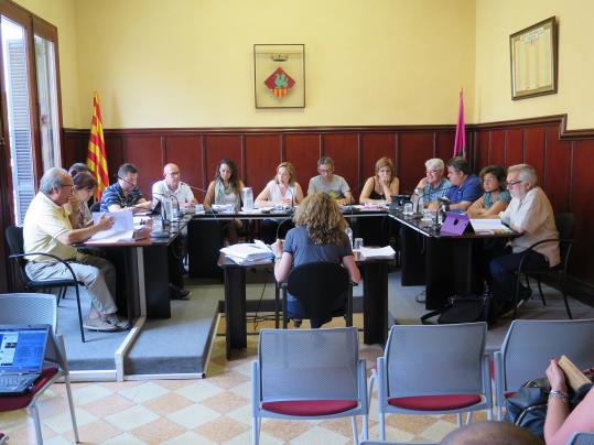 Ple municipal de Santa Margarida i els Monjos. EIX