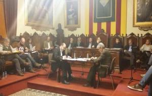 Ple municipal. El govern de Vilafranca aprova el pressupost per al 2017 amb tota l’oposició en contra. Roger Vives