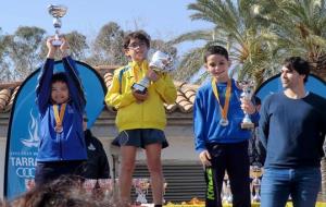 Podi del Campionat de Catalunya de Marxa en ruta 