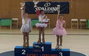 Podis del CPA Vilanova al Campionat de Catalunya Solo Dance. Eix