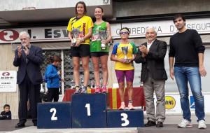 Pòdium de la 30a Mitja del Vendrell femenina