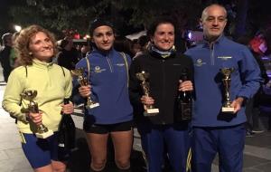 Podiums de AtletesVNG a la Vilanova Nigth Run