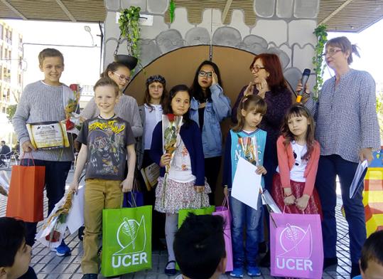 Premiats del VI Certamen literari i dibuix Sant Jordi - UCER. Eix