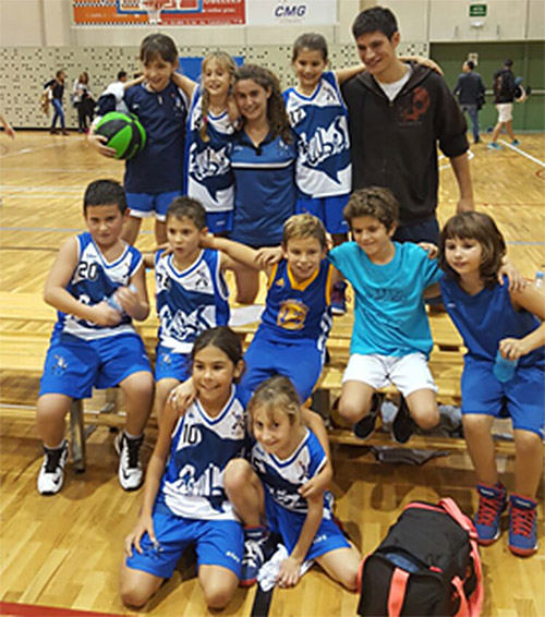 Primer partit del benjamí A del CB Cubelles. Eix