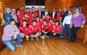 Recepció al campió del Campionat de Catalunya Juvenil d'hoquei patins