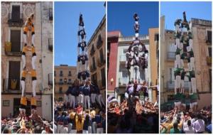 Resum gràfic de la jornada castellera de la Grallada a Vilanova  la Geltrú. Maite Gomà