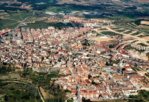 Sant Sadurní d'Anoia. Eix