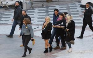 Shakira grava un anunci a Vilanova i la Geltrú, amb la ciutat transformada en un poble italià