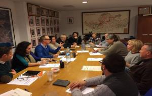 Sitges presenta el Pla de Barris als consells municipals de Vallpineda, Garraf i les Botigues. Ajuntament de Sitges