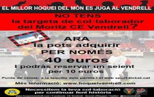 Targeta col·laborador del Moritz Vendrell 