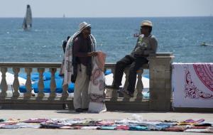 Top manta al passeig de Sitges