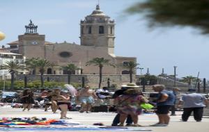 Top manta al passeig de Sitges