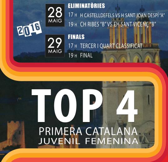 Top4 juvenil femení a Ribes. Eix