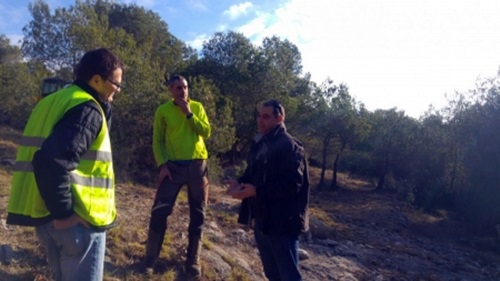 Treballs de millora ambiental i paisatgístic a l’Espai Natural dels Colls i Miralpei. Ajuntament de Cubelles