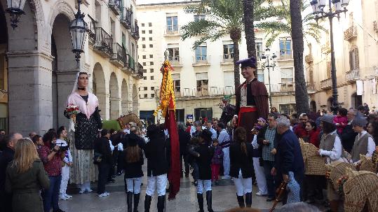 Tret de sortida a la festa major d'hivern de Vilanova. Marta González
