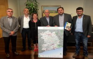 trobada de representants de la Plataforma per una Vegueria Pròpia amb Oriol Junqueras. Eix