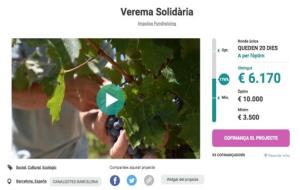 Verema Solidària, camí dels 10.000 euros per finançar projectes socials al Penedès i al Garraf. EIX