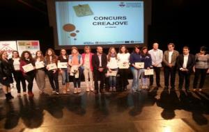 Vilafranca lliura els premis Creajove 2016 en el marc de la 14a Jornada de l’Emprenedor. Ajuntament de Vilafranca