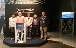 Visita als centres I+D i d'innovació tecnològica de Telefònica. Ajuntament de Vilanova