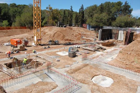 Visita d'obres al nou CAP de Sant Pere de Ribes. Ajt Sant Pere de Ribes